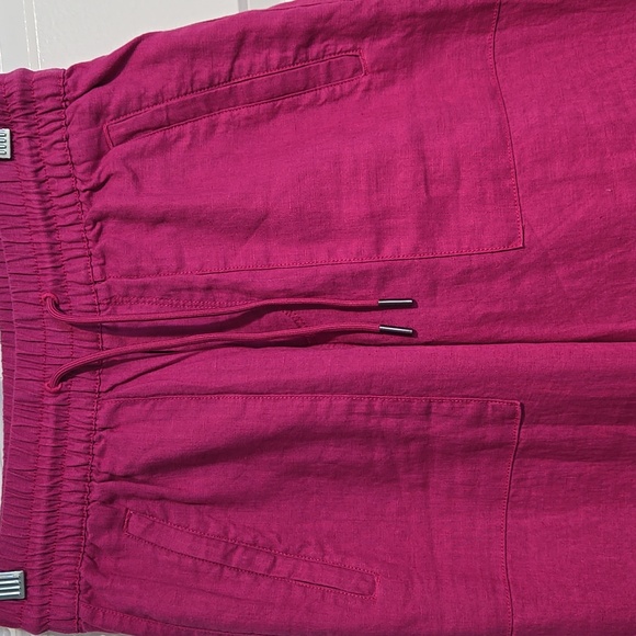 ATHLETA RETREAT WIDE LEG LINEN PANTS PANT RESORT VACATION PINK XXS PETITE - Picture 9 of 15